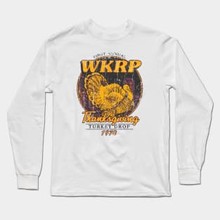 WKRP Turkey Drop Vintage Long Sleeve T-Shirt